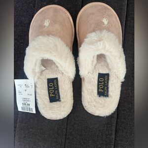 NEW Polo Ralph Lauren Pink Metallic Summit
Scuff Il Size 5 Slippers